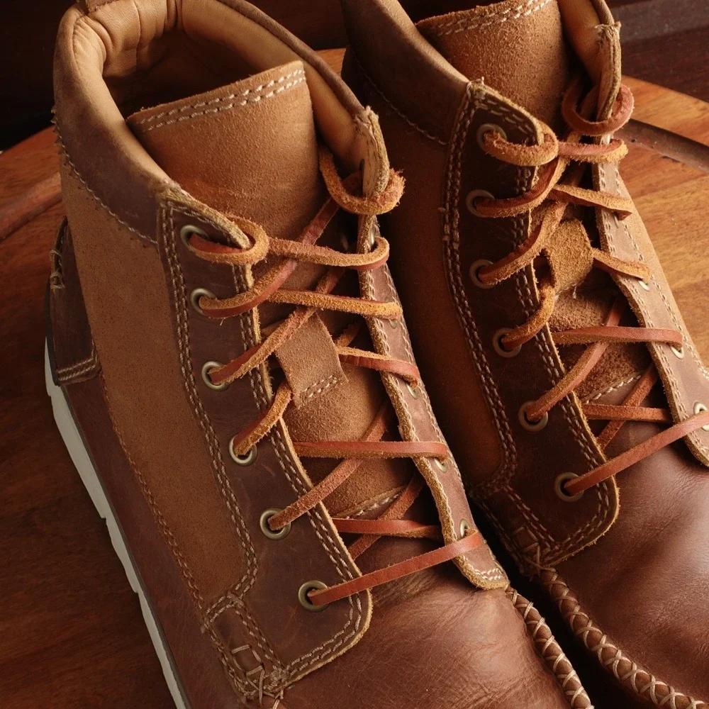 Manitobah Mukluks Boots Mens Size 11 Brown Mesa Moc Toe Leather Ankle Waterproof